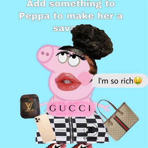 fake peppa pig gucci|peppa pig credits 15.